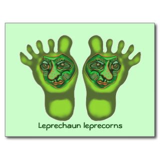 Leprechaun leprecorns postcard