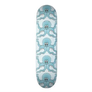 Blue Octopus Skateboard Decks