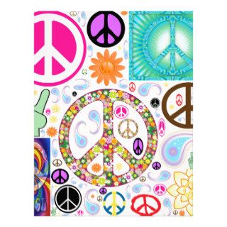 Collage of Peace Customized Letterhead