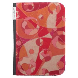 Groovy Vibe Abstract Kindle Case