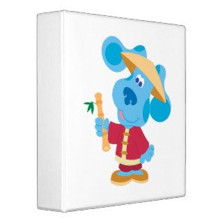 Blue's Clue   Bamboo 3 Ring Binder