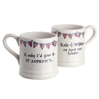 kate and william royal wedding mug by sweet william designs