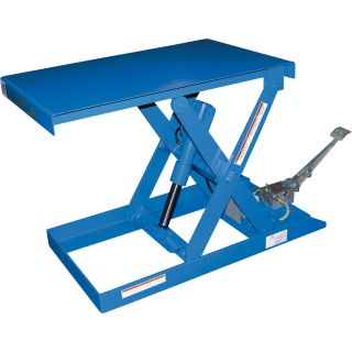 Vestil Foot Pump Scissor Table — 2,000-Lb. Capacity, Model# SCTAB-2000  Hydraulic Lift Tables   Carts