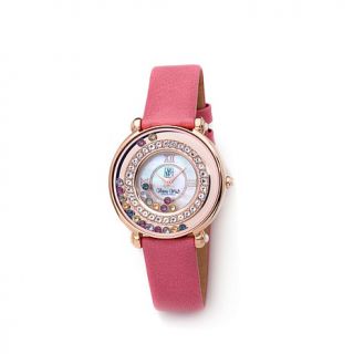 Victoria Wieck 2.03ct Multicolor Gemstone Shaker Watch