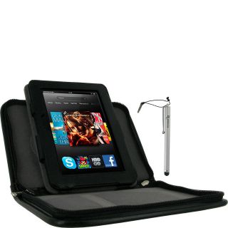 rooCASE Executive Leather Case w/ Stylus for  Kindle Fire HD 7