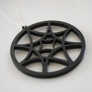 acrylic circular star pendant by urban twist