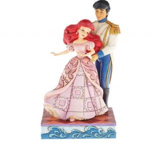 Jim Shore DisneyTradition Princess Love  Ariel & Eric —