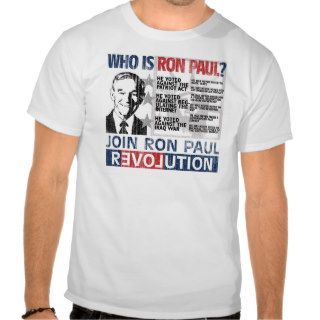 Who is Ron Paul? Shirts