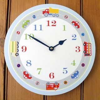 transport clock by cute clocks