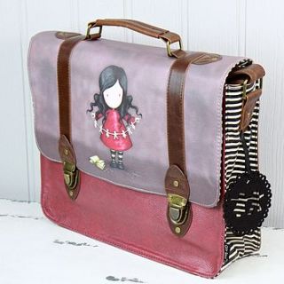 gojuss i found my family… large satchel by lisa angel homeware and gifts