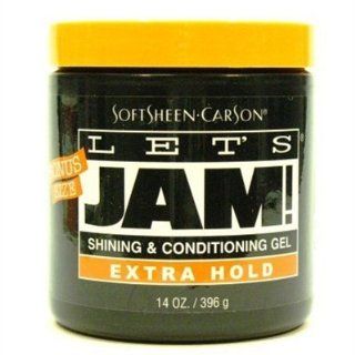 Lets Jam Shine+Cond Gel 14oz X Hold Jar (3 Pack)  Hair Styling Creams Or Hair Styling Gels Or Hair Styling Lotions  Beauty