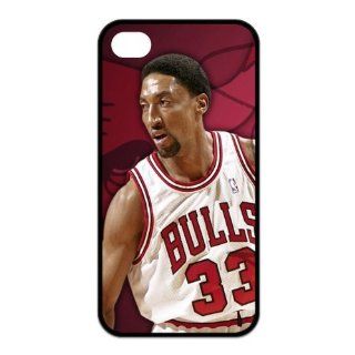 well known retired player Scottie Pippen in nba team Chicago Bulls iphone 4&4s case Cell Phones & Accessories