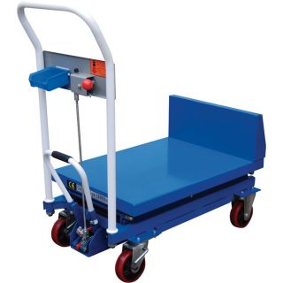 Vestil Lift and Tilt Steel Cart with Sequence Select — 400Lb. Capacity, 13in.–31in. Service Range, Model# CART-400-LT  Hydraulic Lift Tables   Carts