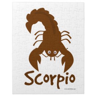 Scorpio Cute Scorpion Symbol Puzzle