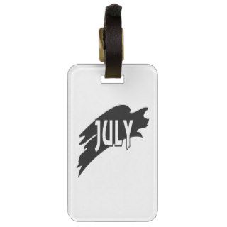 July 3 tags for luggage
