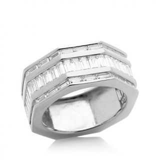 Victoria Wieck 4.57ct Absolute™ Channel Set Baguette Ring