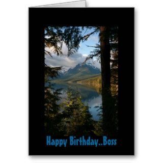 Happy BirthdayBoss Greeting Card