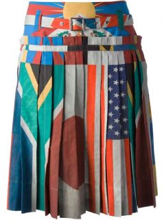 Wunderkind Flag Print Skirt   Jean Pierre Bua