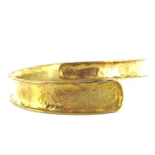 over the ridge brass bangle by exclusive roots