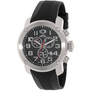 Swiss Precimax Men's Marauder Pro Sport SP13001 Black Rubber Black Dial Swiss Chronograph Watch Swiss Precimax Men's More Brands Watches