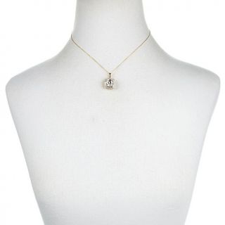 Victoria Wieck 4.32ct Absolute™ Baguette Frame Pendant with 18" Chain