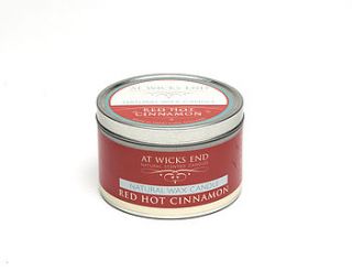 red hot cinnamon natural wax candle by at wicks end