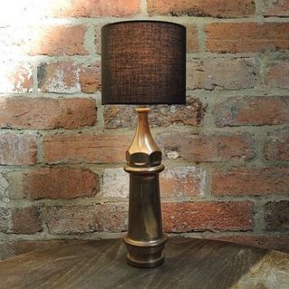reupcycled vintage fire nozzle lamp by reupcycled