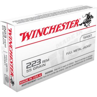 Winchester USA Full Metal Jacket 223 Remington Ammunition 412489