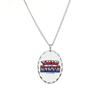 Necklace Oval Charm This Is What Puerto Rican Looks Like with Flag Artsmith Inc Jewelry