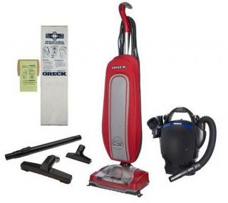 David Oreck Aviator Upright with 360 Glide Technology and Canister Vacuum —