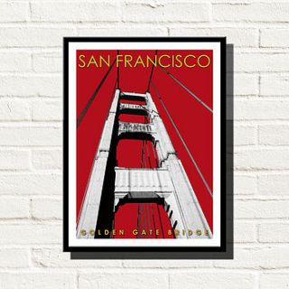 san francisco travel ar print by bronagh kennedy   limited edition prints