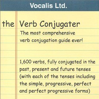 The Verb Conjugater Vocalis Ltd. 9780966574371 Books