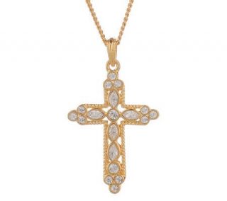 Jacqueline Kennedy Reproduction Trinity Cross & 18 Adj. Chain —