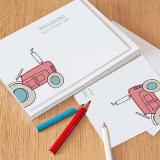 12 boy's thank you cards by lucy sheeran