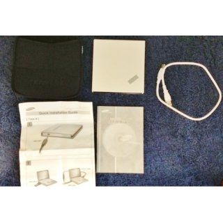 Samsung SE T084M/RSWD External Slim Slot Load USB Lightscribe DVD Writer (White) Electronics