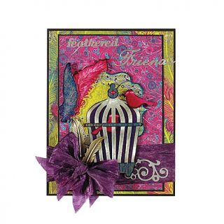 Hot Off The Press Fancy Feathers Crafting Kit