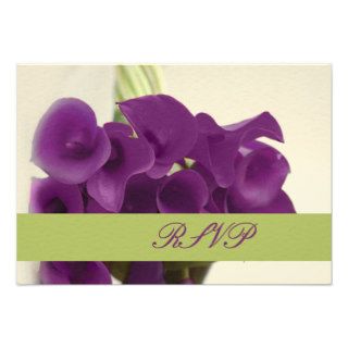PixDezines purple calla lilies/diy Invitation