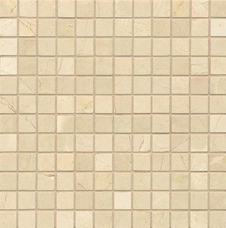Crema Marfil Marble Mosaic Polished Tiles (Box of 10 Sheets) Floor Tiles