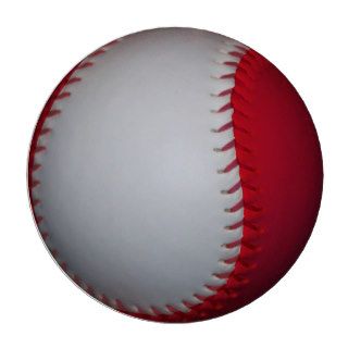 White and Red Baseball / Softball Poker Chips