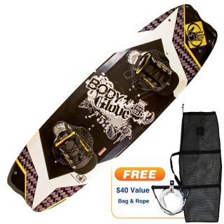Body Glove CRW Wakeboard Package With Free Bag And Rope 710982