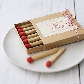 box of eight matchstick biscuits by eat my cake london