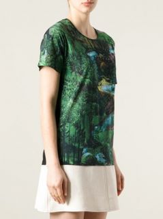 Carven Botanical Print T shirt   Cumini