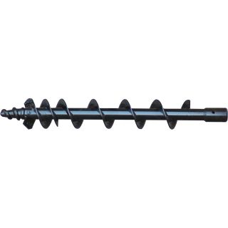 NorTrac Auger Bit for 3-Pt. Post Hole Diggers — 6in. Dia., Model# PHD6A  Auger Powerheads, Bits   Extensions