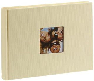 Walther FA 207 H Buchalbum "Fun", Format 22 x 16 cm, 40 weien Seiten, mit Bildausschnitt, crme Küche & Haushalt