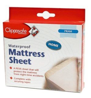 Clippasafe Ltd Pram Waterproof Mattress Sheet Baby