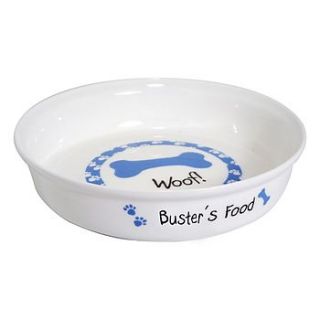 personalised dog bowl by hope and willow