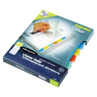 Wilson Jones® View Tab Index Dividers with 8