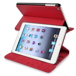 BasAcc Red Leather Case for Apple iPad Mini BasAcc iPad Accessories