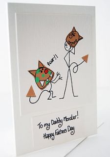 fathers day card by simone price