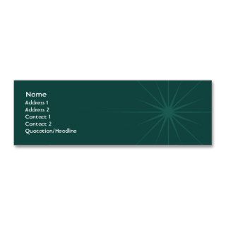 Star   Skinny Business Card Templates